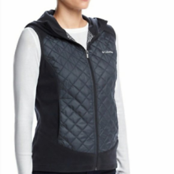 Columbia Warmer Days Fleece Hooded Vest - Picture 1 of 3